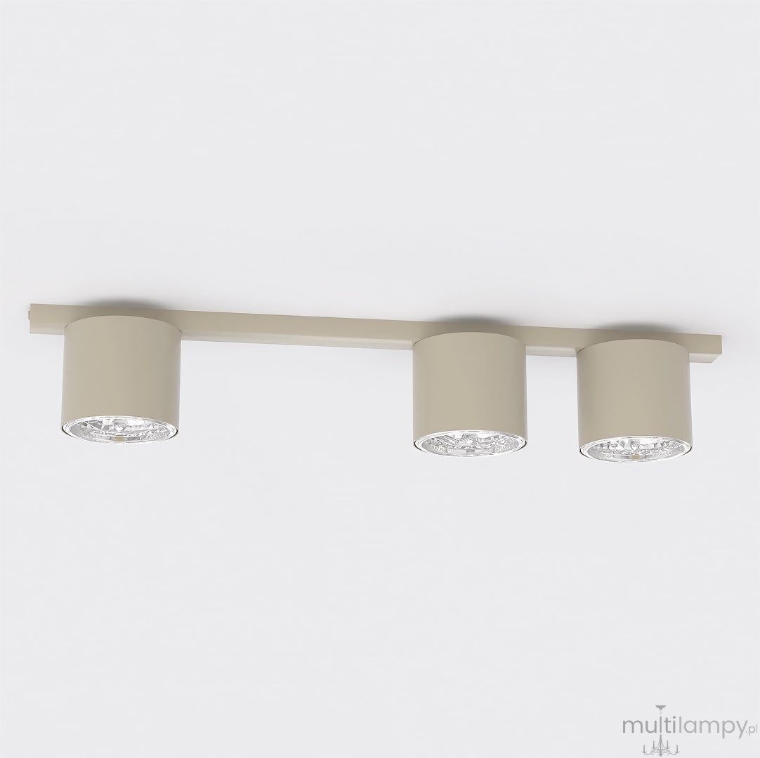 Nano lampa sufitowa 3xGU10 AR 111 mokka 1698/3
