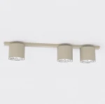 Nano lampa sufitowa 3xGU10 AR 111 mokka 1698/3