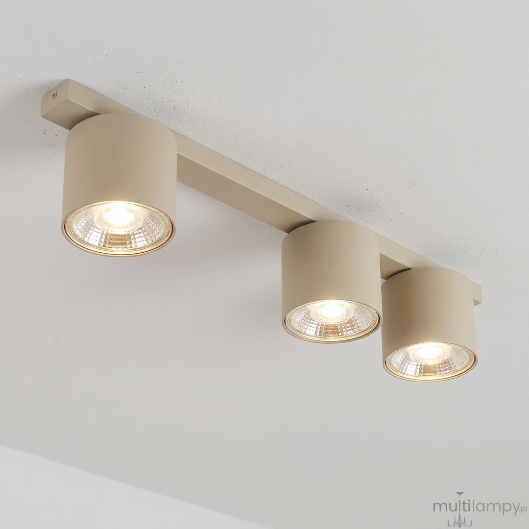 Nano lampa sufitowa 3xGU10 AR 111 mokka 1698/3