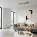 Nano lampa sufitowa 3xGU10 AR 111 mokka 1698/3