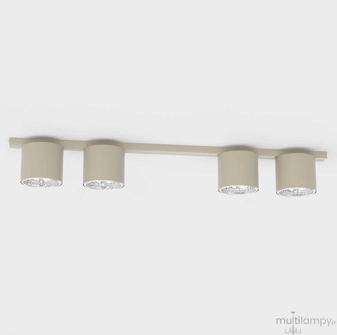 Nano lampa sufitowa 4xGU10 AR111 mokka 1698/4