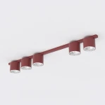 Nano lampa sufitowa 5xGU10 AR111 burgund 1697/5