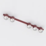 Nano lampa sufitowa 5xGU10 AR111 burgund 1697/5