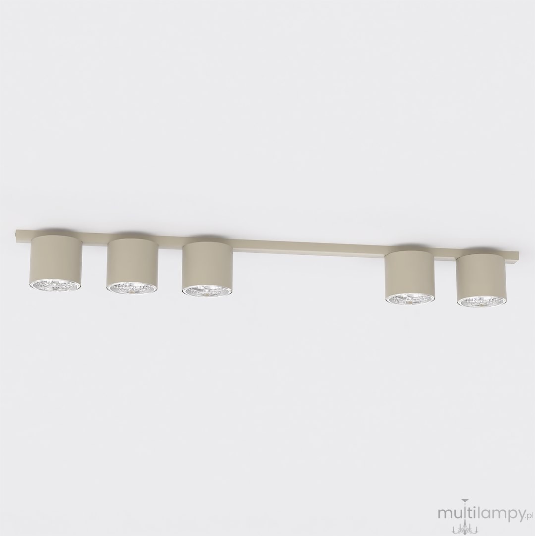 Nano lampa sufitowa 5xGU10 AR111 mokka 1698/5