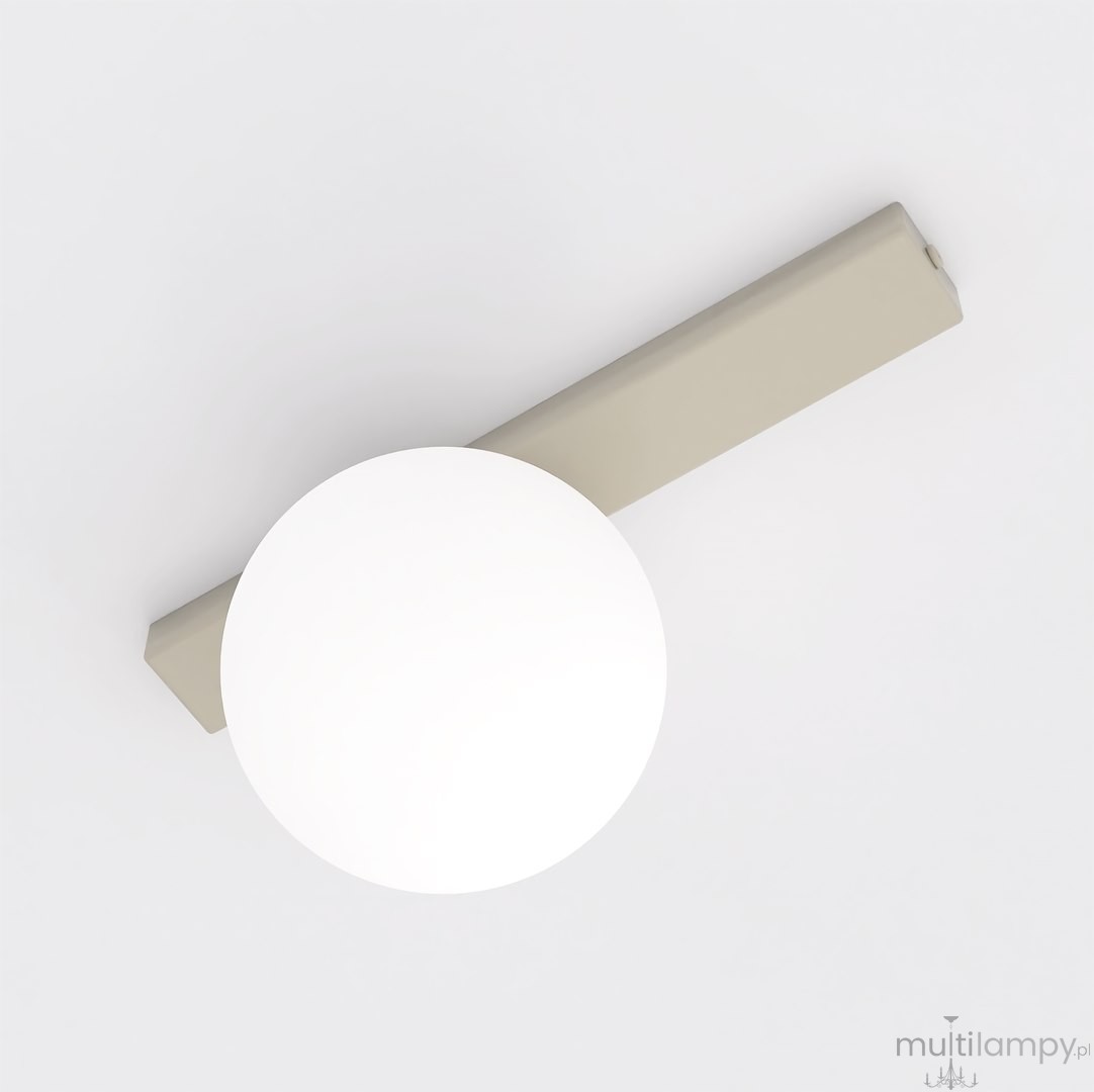 Fit lampa sufitowa 1xE14 mokka/biały 1715/1