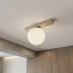 Fit lampa sufitowa 1xE14 mokka/biały 1715/1