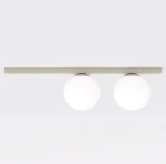 Fit lampa sufitowa 2xE14 mokka/biały 1715/2