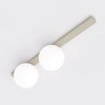 Fit lampa sufitowa 2xE14 mokka/biały 1715/2