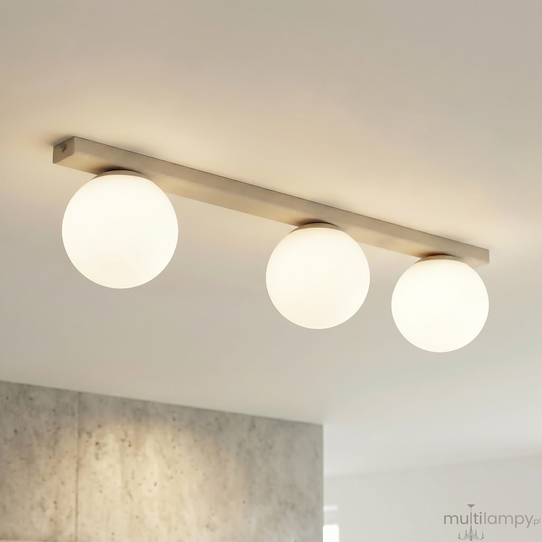 Fit lampa sufitowa 3xE14 moka/biały 1715/3