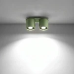 Orbis lampa sufitowa 2xGU10 zielona oliwka SL.2103