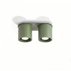 Orbis lampa sufitowa 2xGU10 zielona oliwka SL.2103