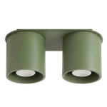 Orbis lampa sufitowa 2xGU10 zielona oliwka SL.2103