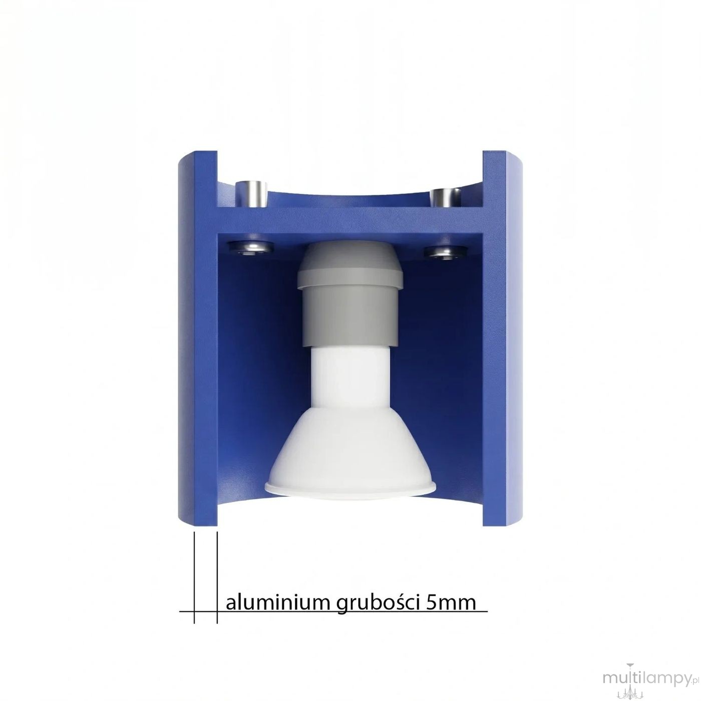 Orbis lampa sufitowa 2xGU10 ultramaryna SL.2100