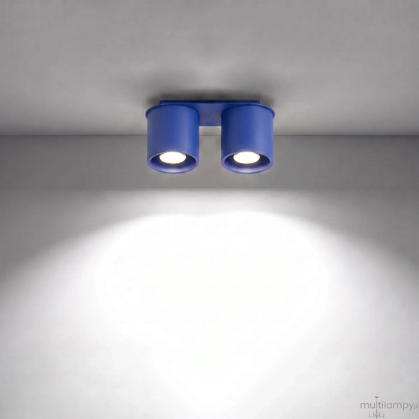 Orbis lampa sufitowa 2xGU10 ultramaryna SL.2100
