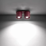 Orbis lampa sufitowa 2xGU10 burgund SL.2097