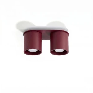 Orbis lampa sufitowa 2xGU10 burgund SL.2097