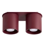 Orbis lampa sufitowa 2xGU10 burgund SL.2097