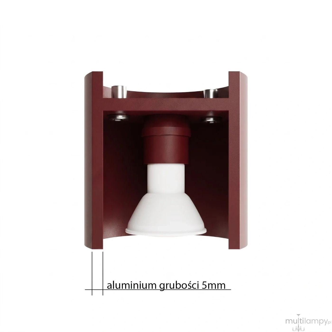 Orbis lampa sufitowa GU10 burgund SL.2096