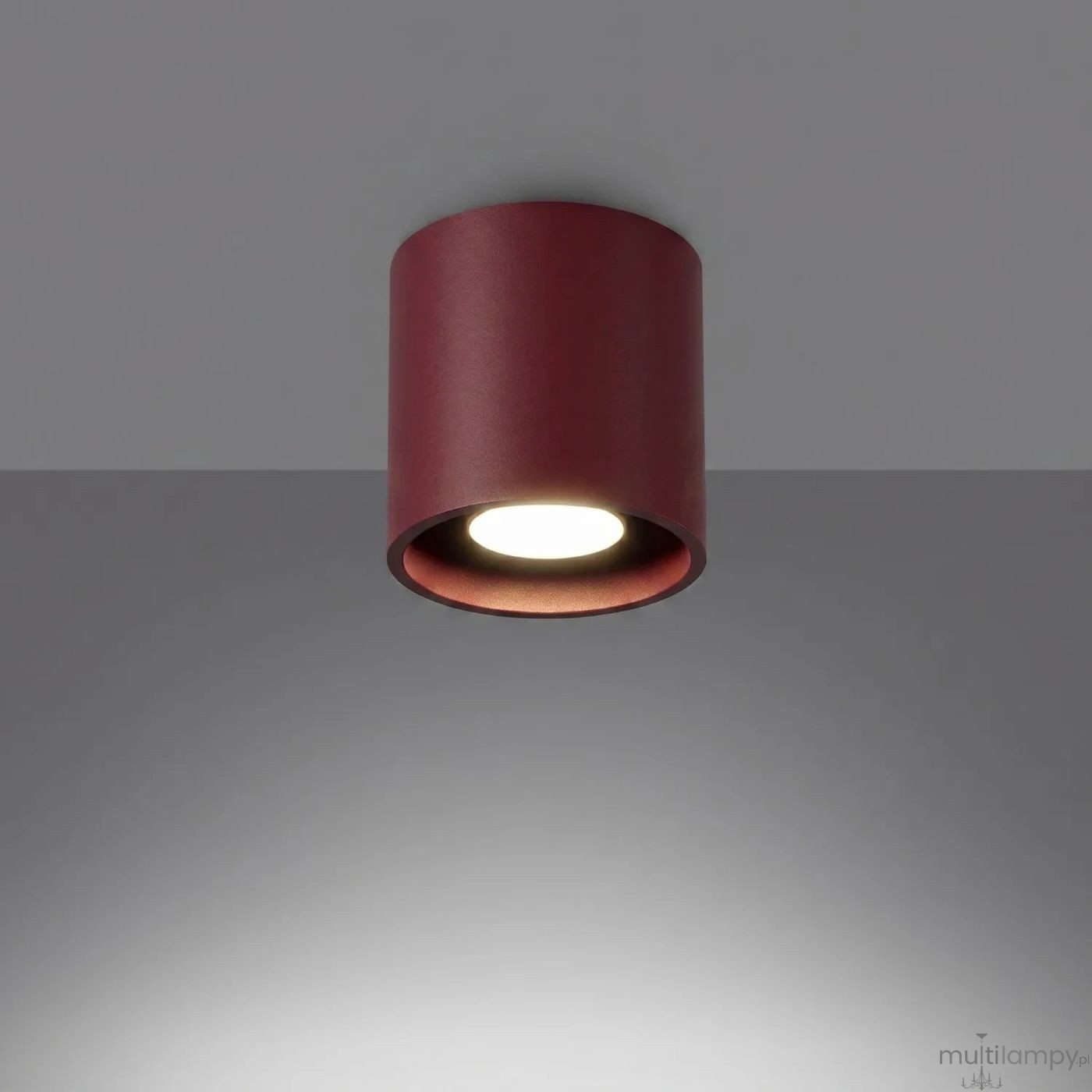 Orbis lampa sufitowa GU10 burgund SL.2096