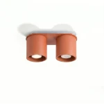 Orbis lampa sufitowa 2xGU10 ochra czerwona SL.2094