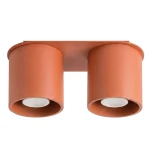 Orbis lampa sufitowa 2xGU10 ochra czerwona SL.2094