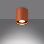 Orbis lampa sufitowa GU10 ochra czerwona SL.2093