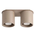 Orbis lampa sufitowa 2xGU10 taupe SL.2091