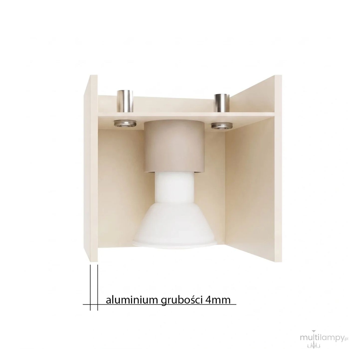 Quad kinkiet G9 taupe SL.2108