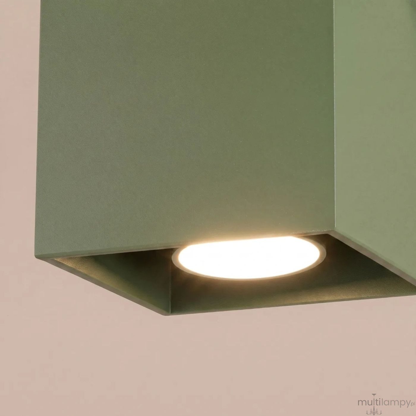 Quad lampa sufitowa GU10 zielona oliwka SL.2115