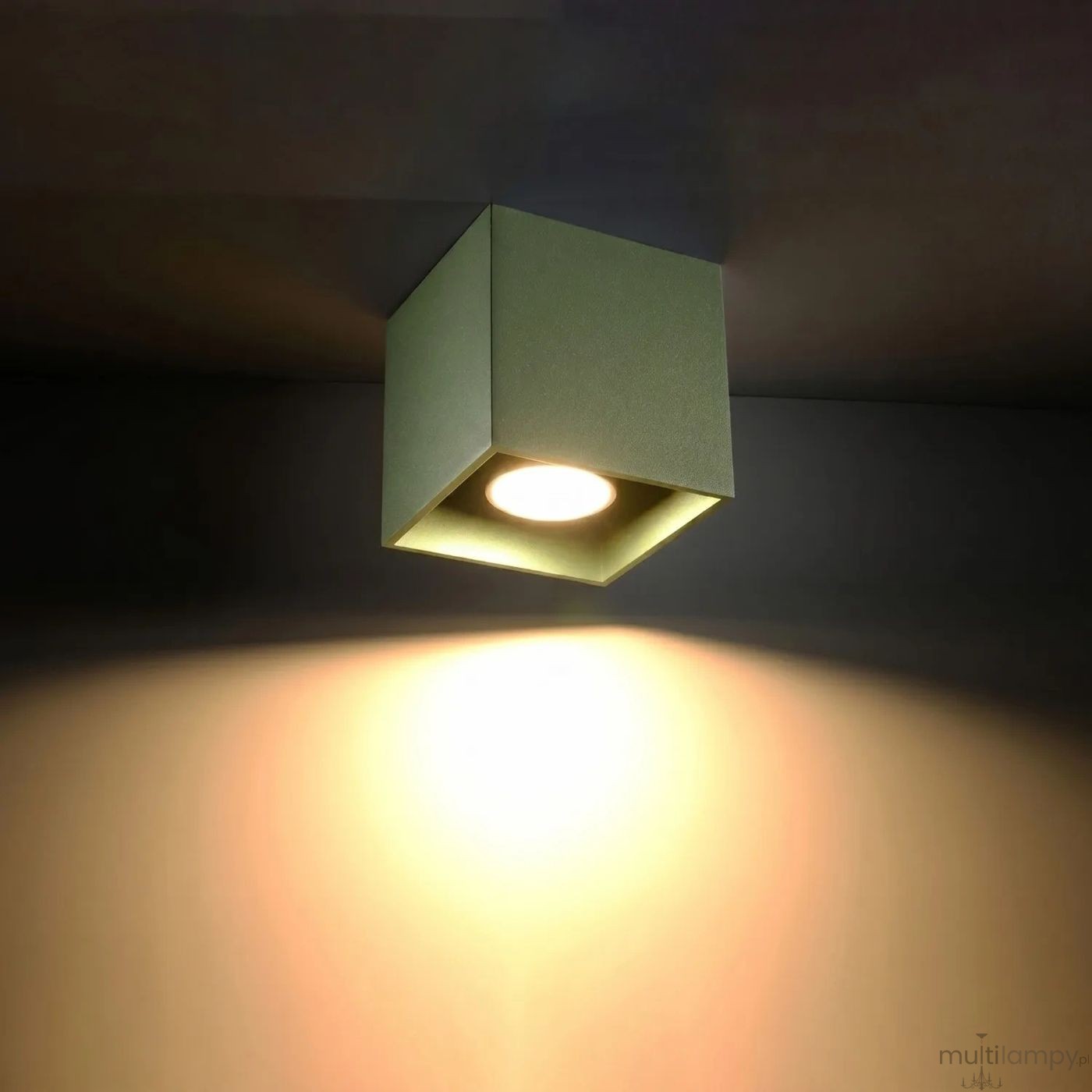 Quad lampa sufitowa GU10 zielona oliwka SL.2115