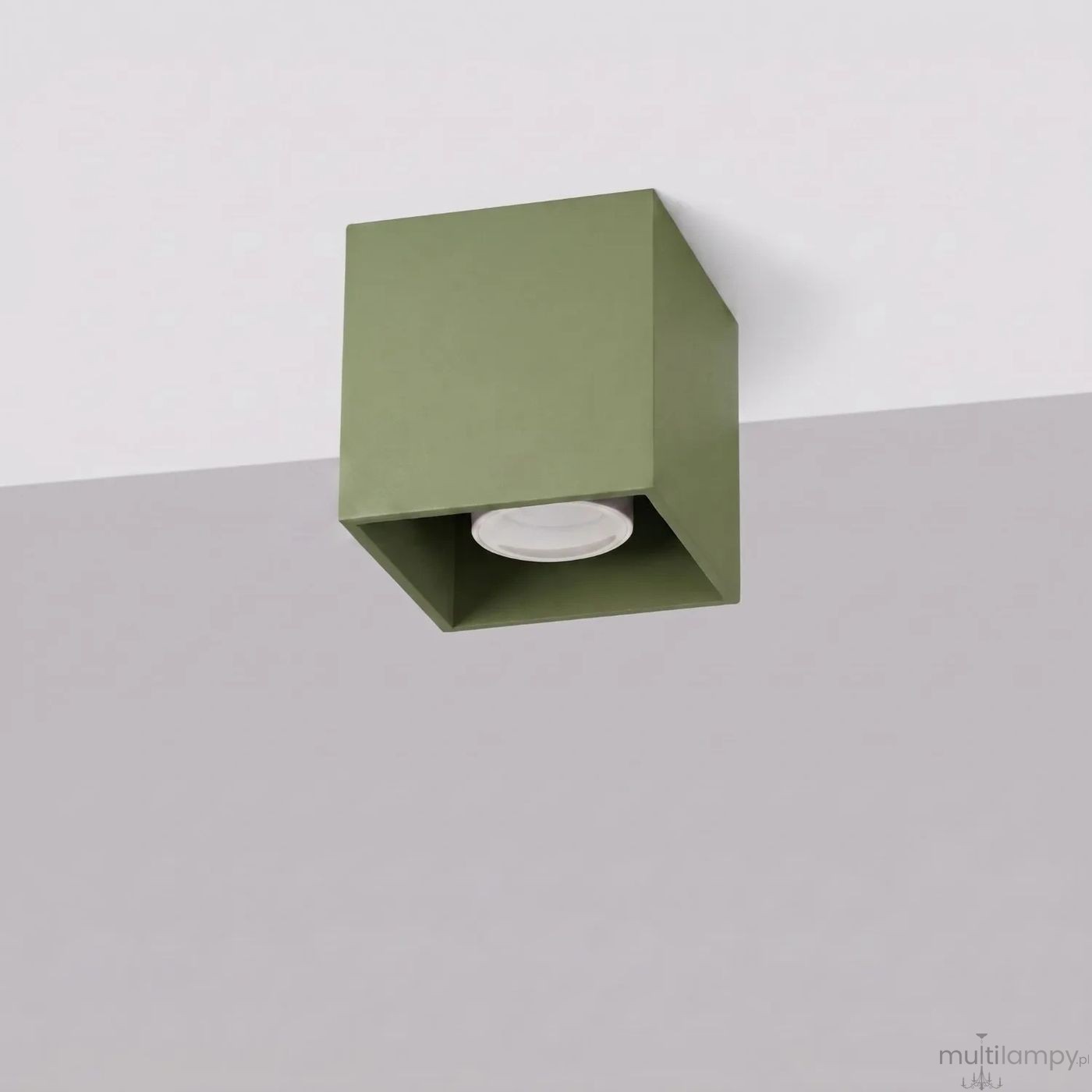 Quad lampa sufitowa GU10 zielona oliwka SL.2115