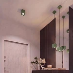 Quad lampa sufitowa GU10 zielona oliwka SL.2115