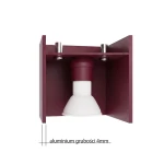Quad lampa sufitowa GU10 burgund SL.2111