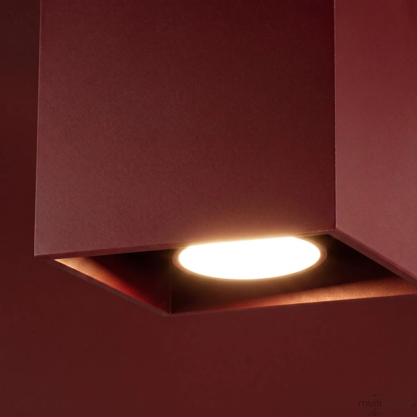Quad lampa sufitowa GU10 burgund SL.2111