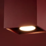 Quad lampa sufitowa GU10 burgund SL.2111