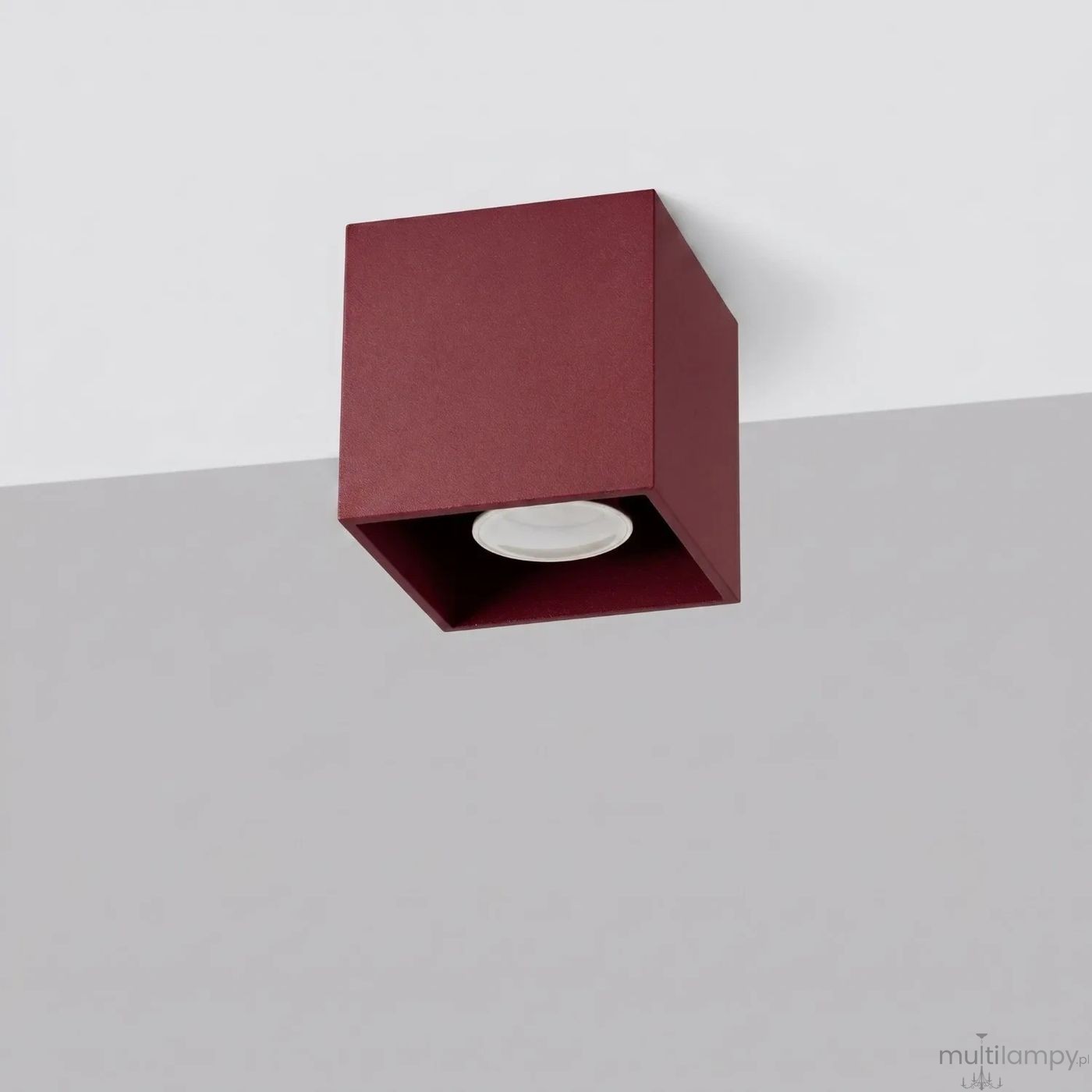 Quad lampa sufitowa GU10 burgund SL.2111