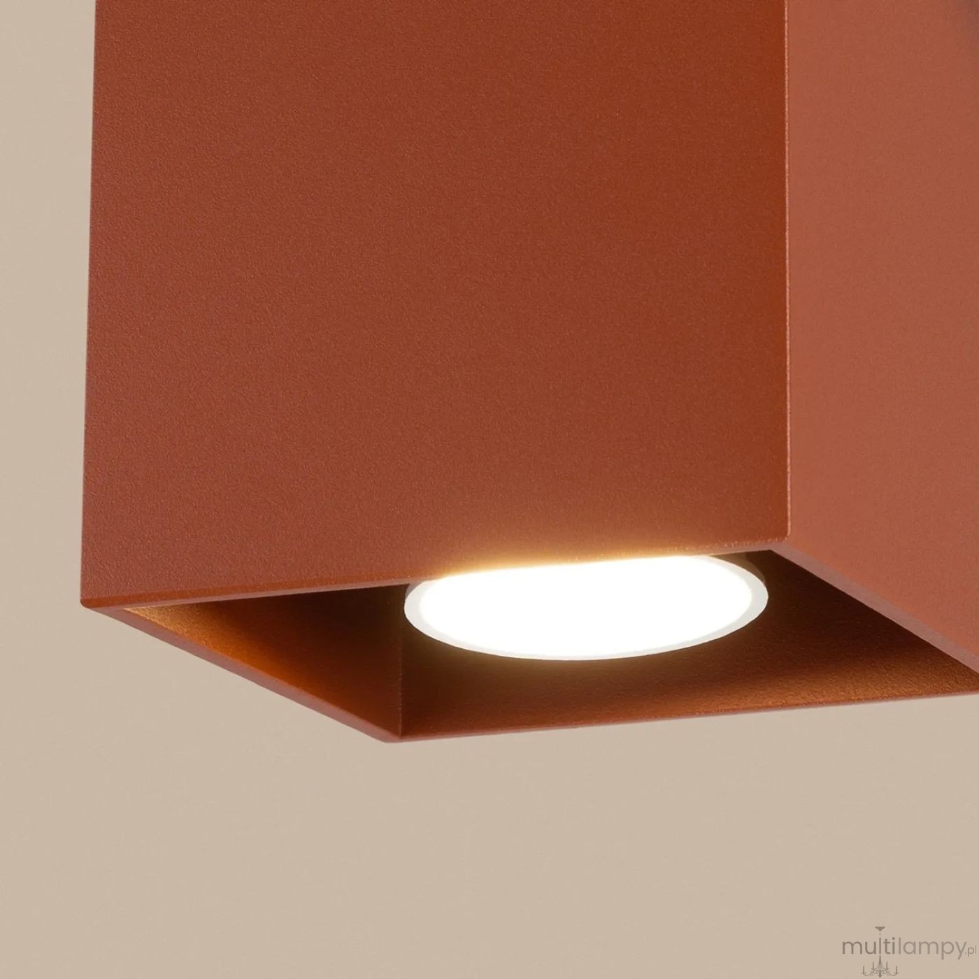 Quad lampa sufitowa GU10 ochra czerwona SL.2109