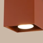 Quad lampa sufitowa GU10 ochra czerwona SL.2109