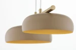 Olaf lampa wisząca 2xGX53 mosiądz/beż 41686