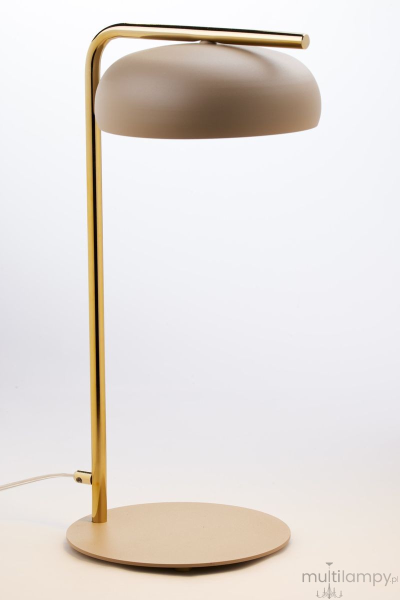 Olaf lampa stołowa 1xGX53 mosiądz/beż 41688