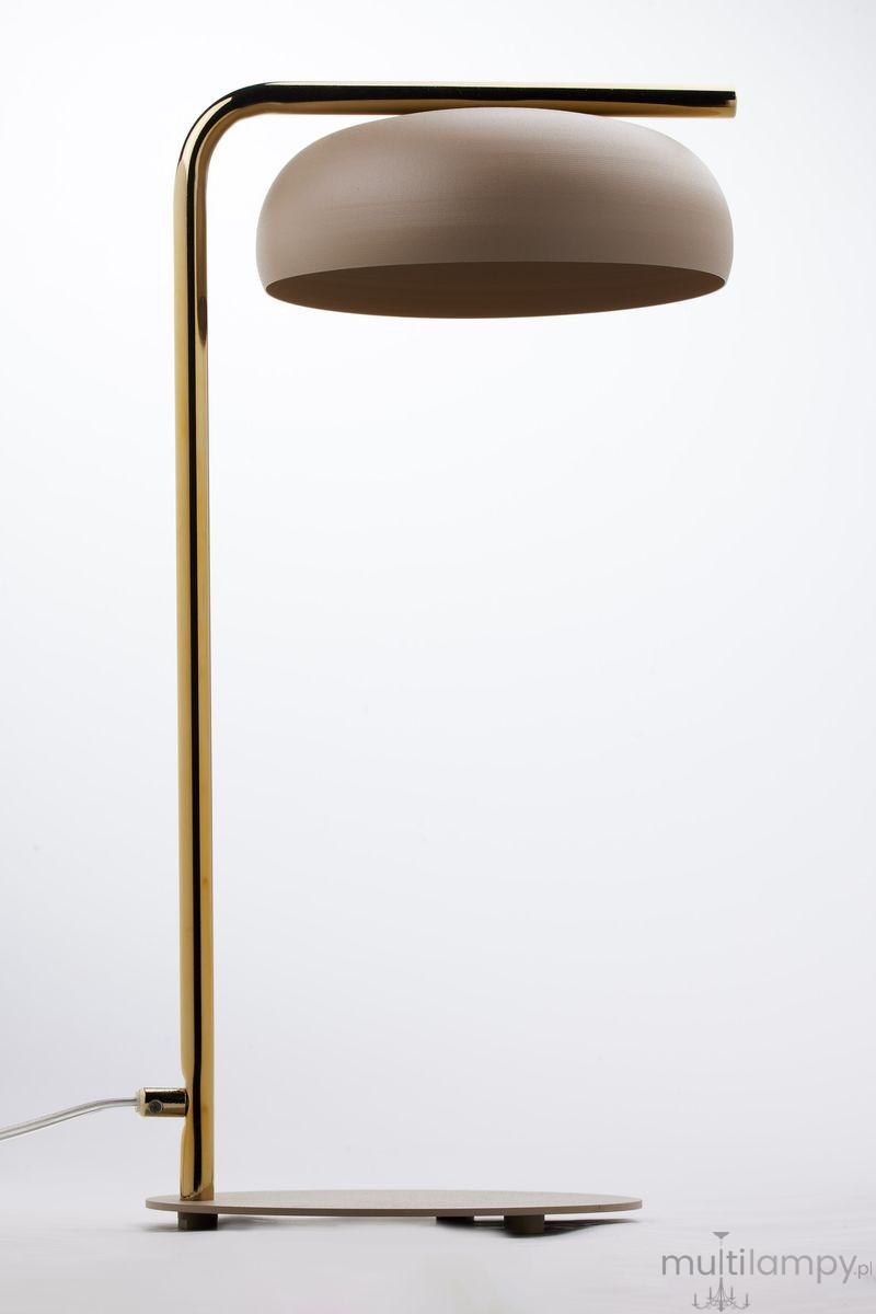 Olaf lampa stołowa 1xGX53 mosiądz/beż 41688