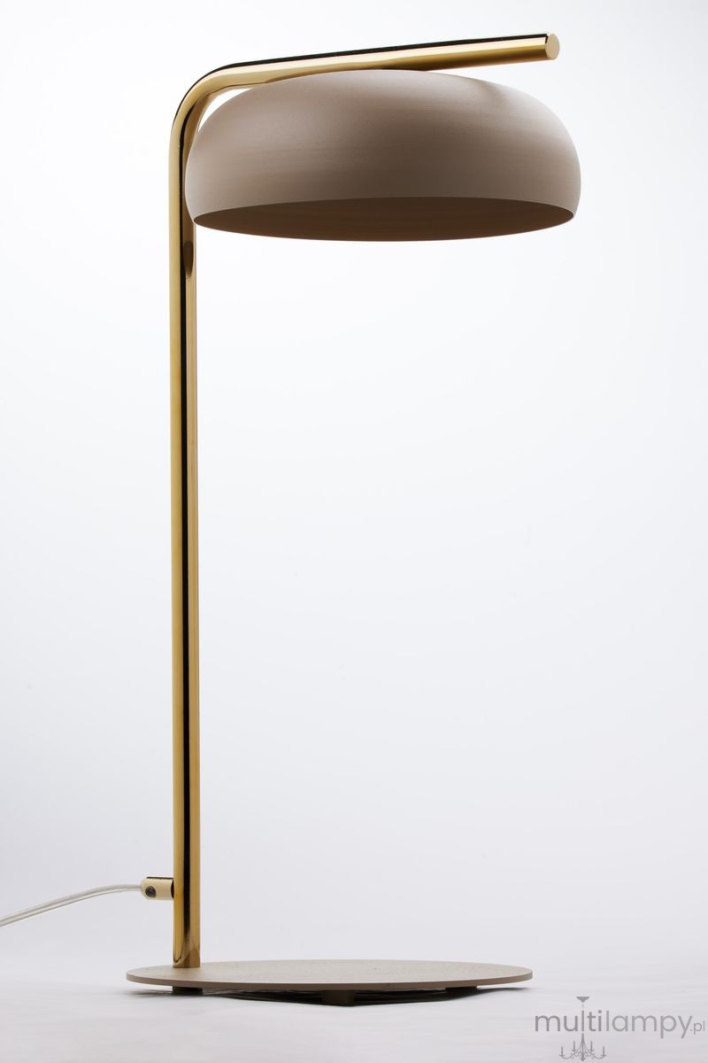 Olaf lampa stołowa 1xGX53 mosiądz/beż 41688