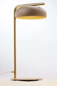 Olaf lampa stołowa 1xGX53 mosiądz/beż 41688