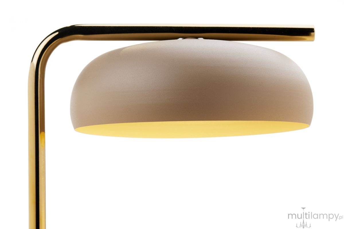 Olaf lampa stołowa 1xGX53 mosiądz/beż 41688