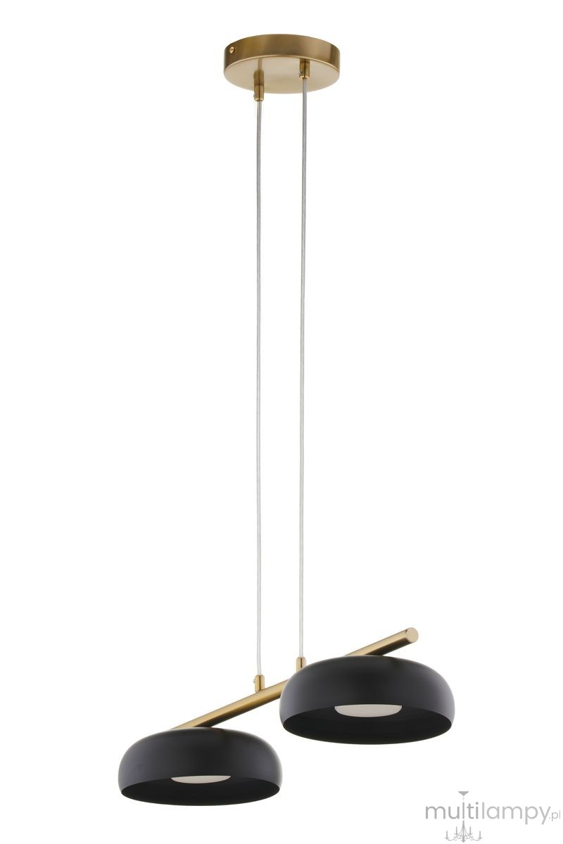 Olaf lampa wisząca 2xGX53 mosiądz/czarny 41690