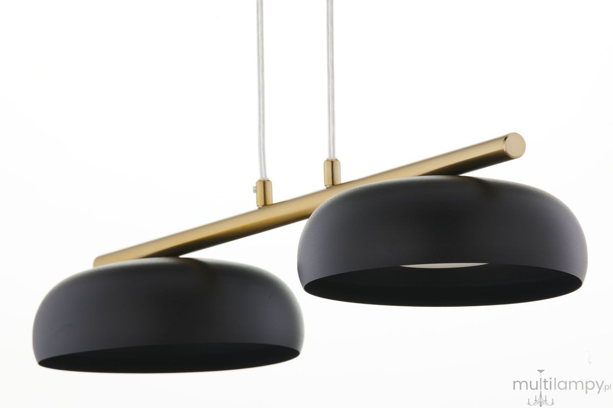 Olaf lampa wisząca 2xGX53 mosiądz/czarny 41690