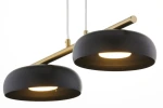 Olaf lampa wisząca 2xGX53 mosiądz/czarny 41690