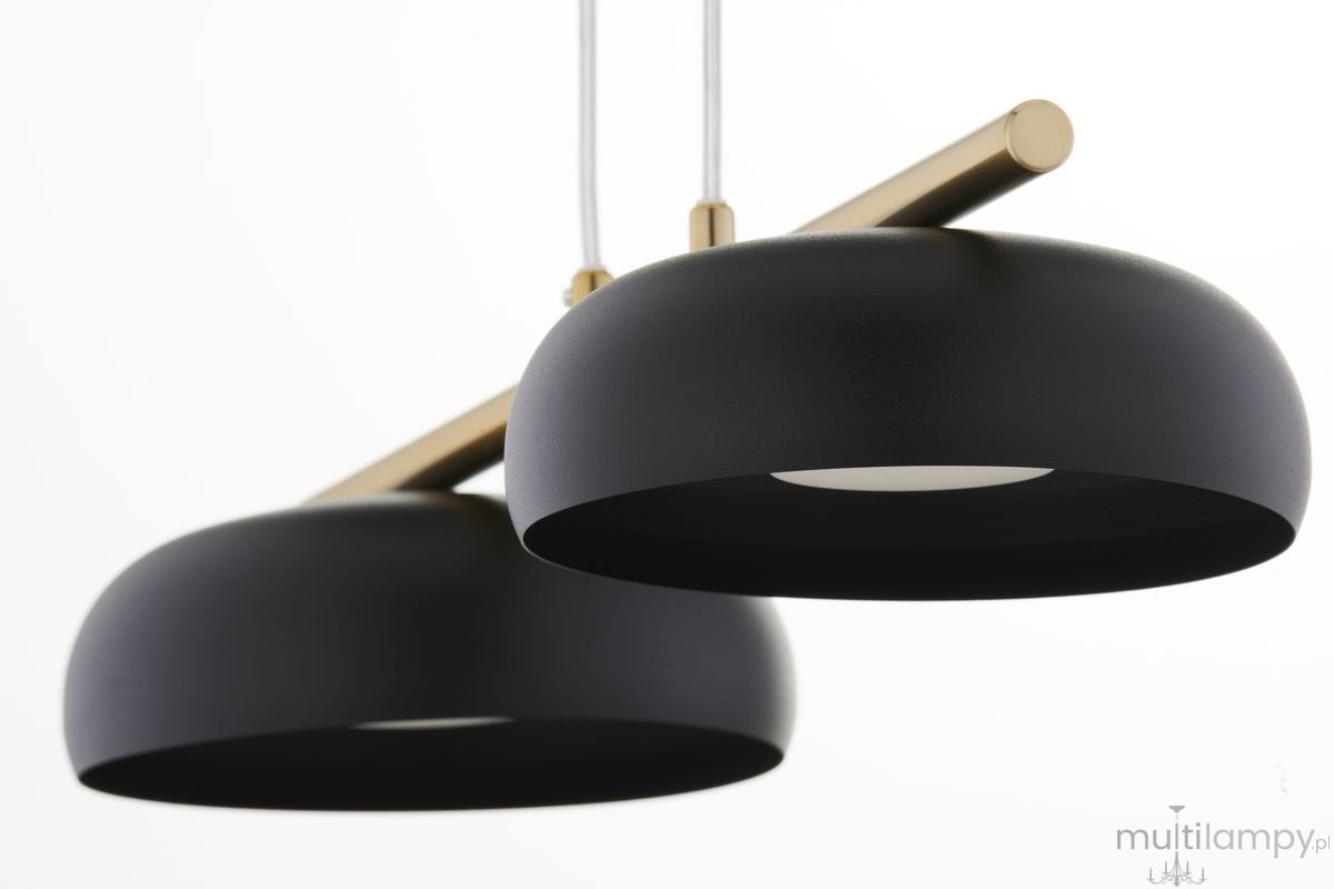 Olaf lampa wisząca 2xGX53 mosiądz/czarny 41690