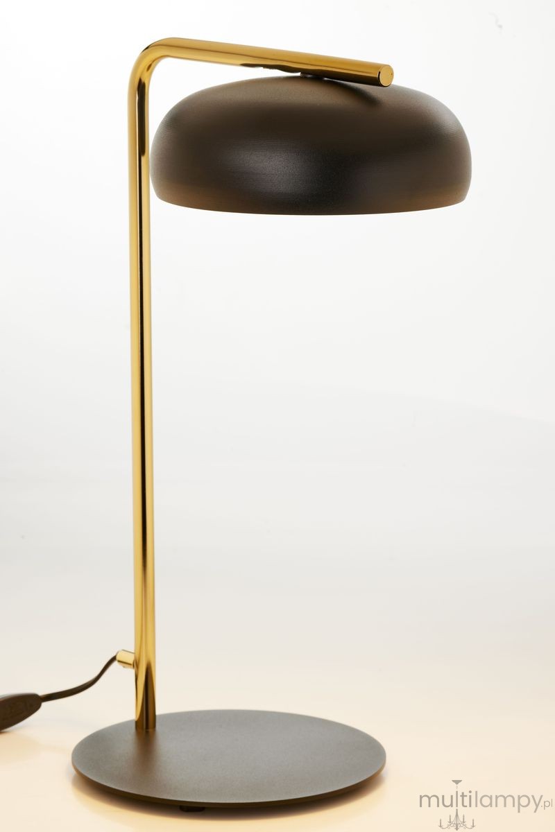 Olaf lampa stołowa 1xGX53 mosiądz/czarny 41728
