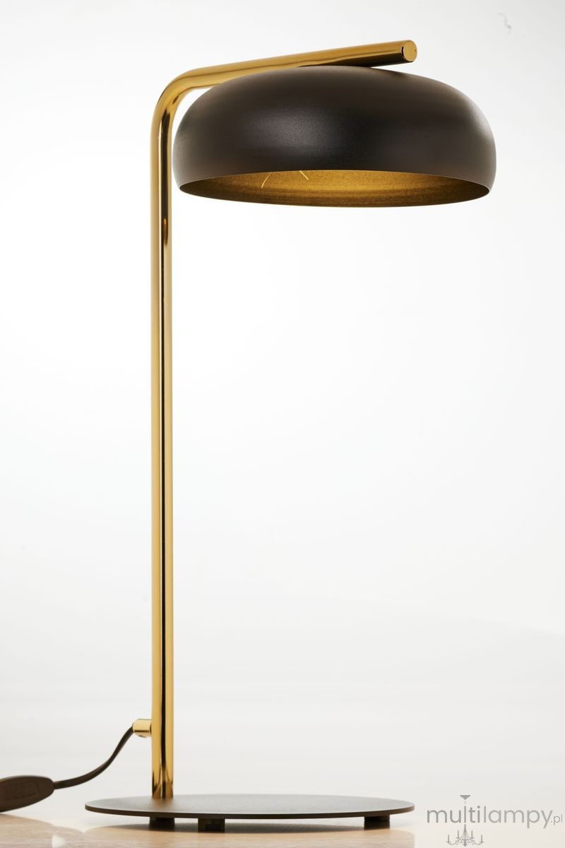Olaf lampa stołowa 1xGX53 mosiądz/czarny 41728